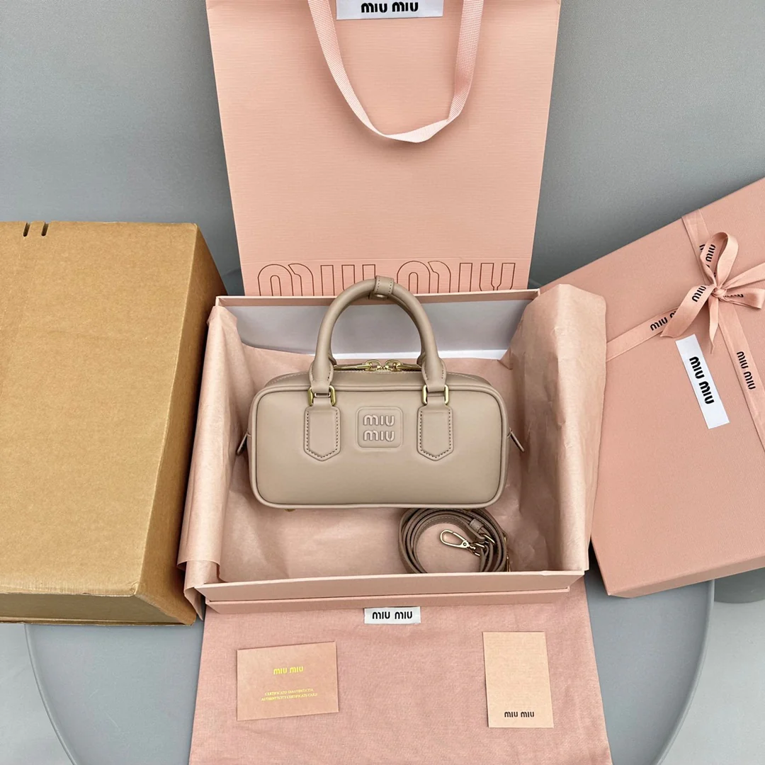 Сумка для боулинга Miu Miu - Маленькая - Сиреневая