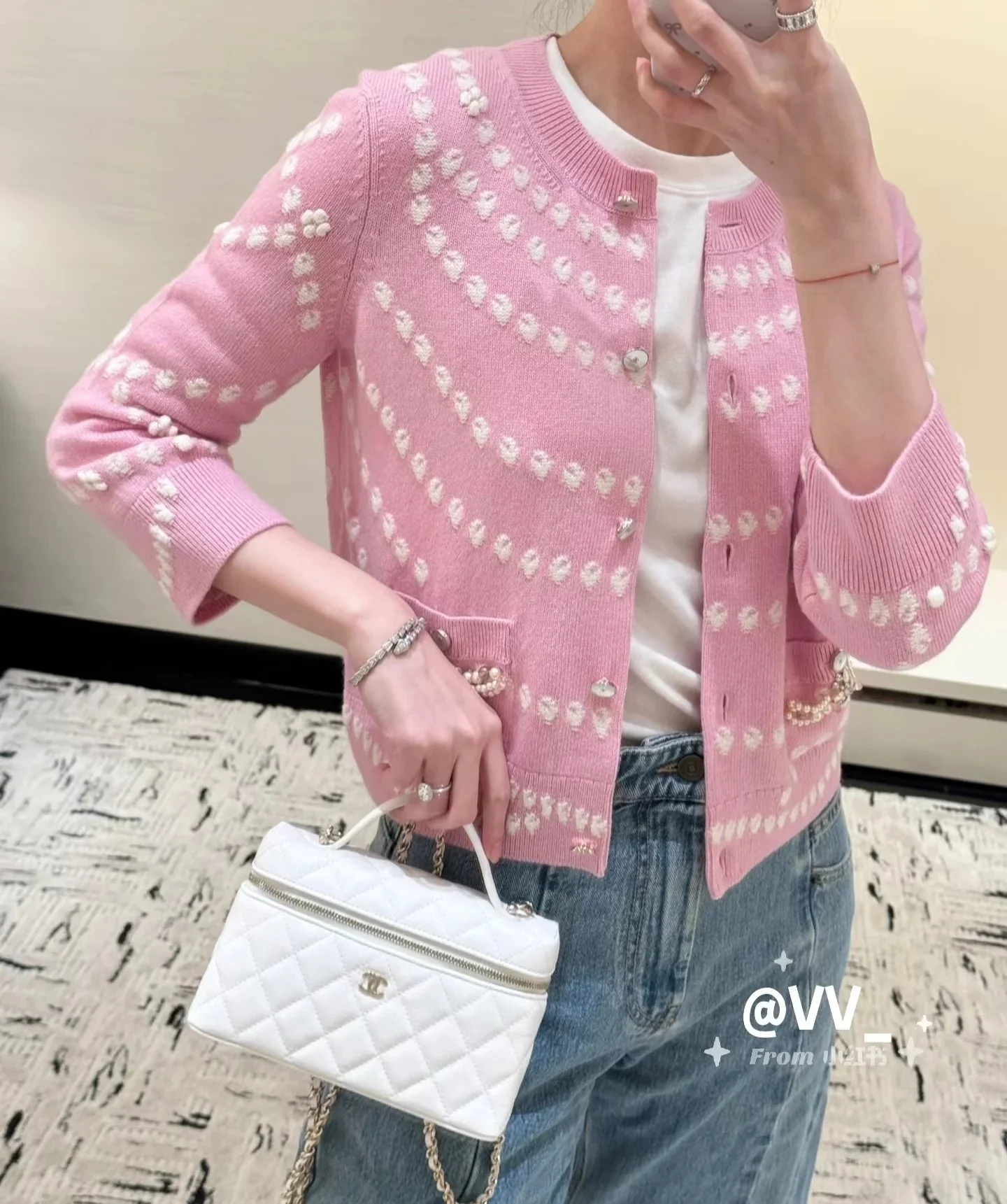 Сумка для ланча Chanel 25c-LP - белая