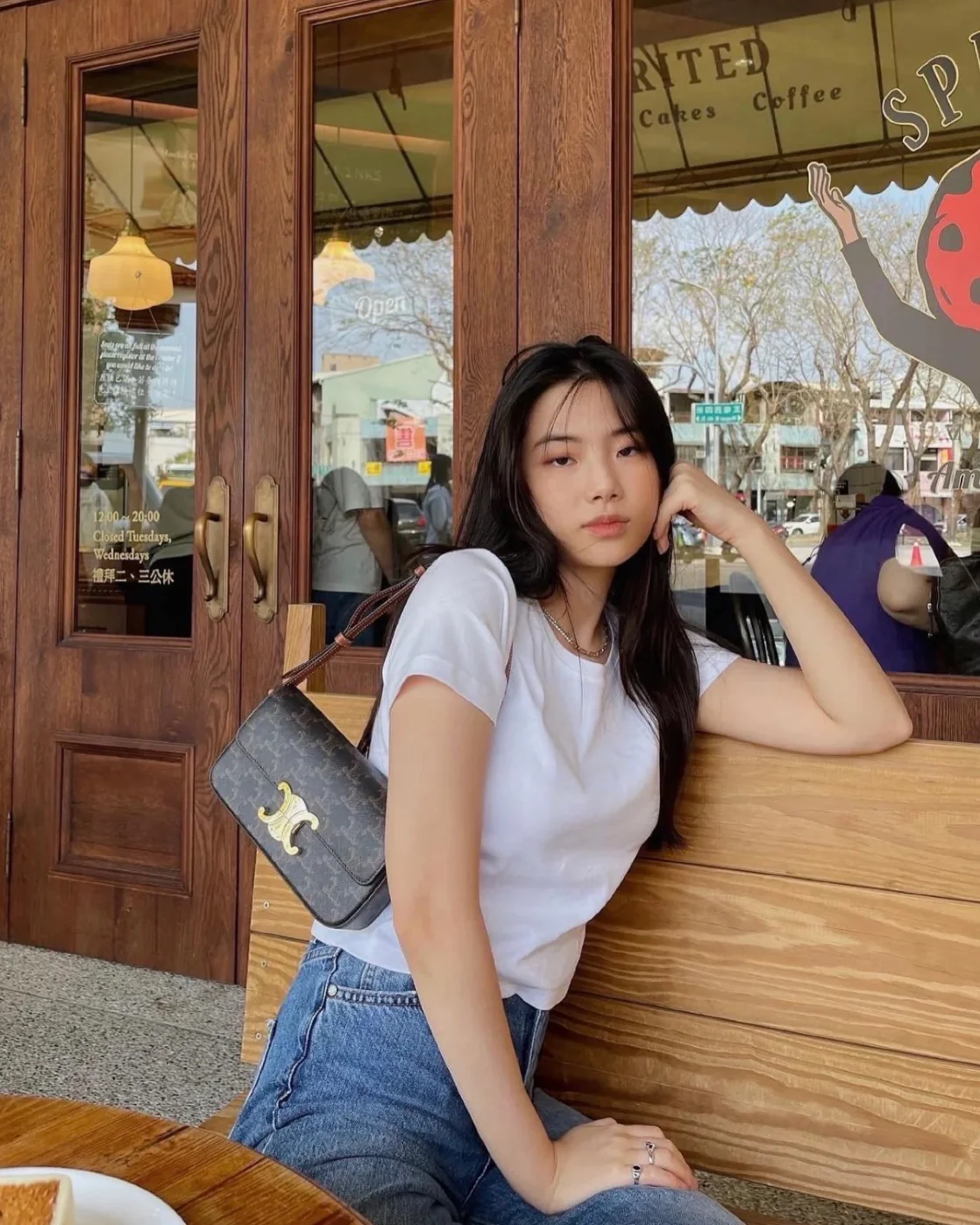 Celine - Новая сумка Celine Arc de Triomphe на цепочке - Кожа, канва Monogram