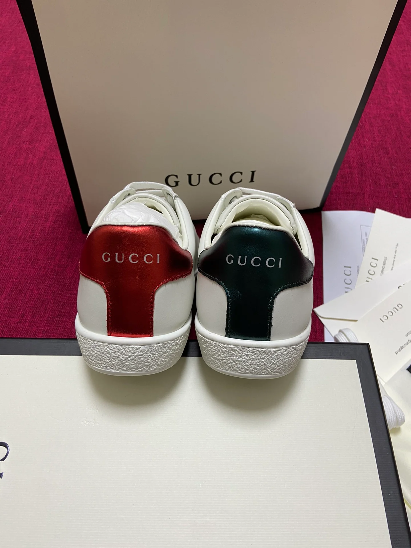 Gucci - Белые кроссовки - Кроссовки - Повседневная обувь - 7