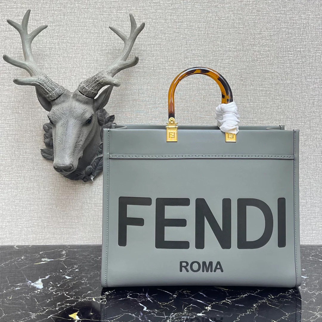 Сумка Fendi Sunshine Medium из серой кожи - 1 шт.