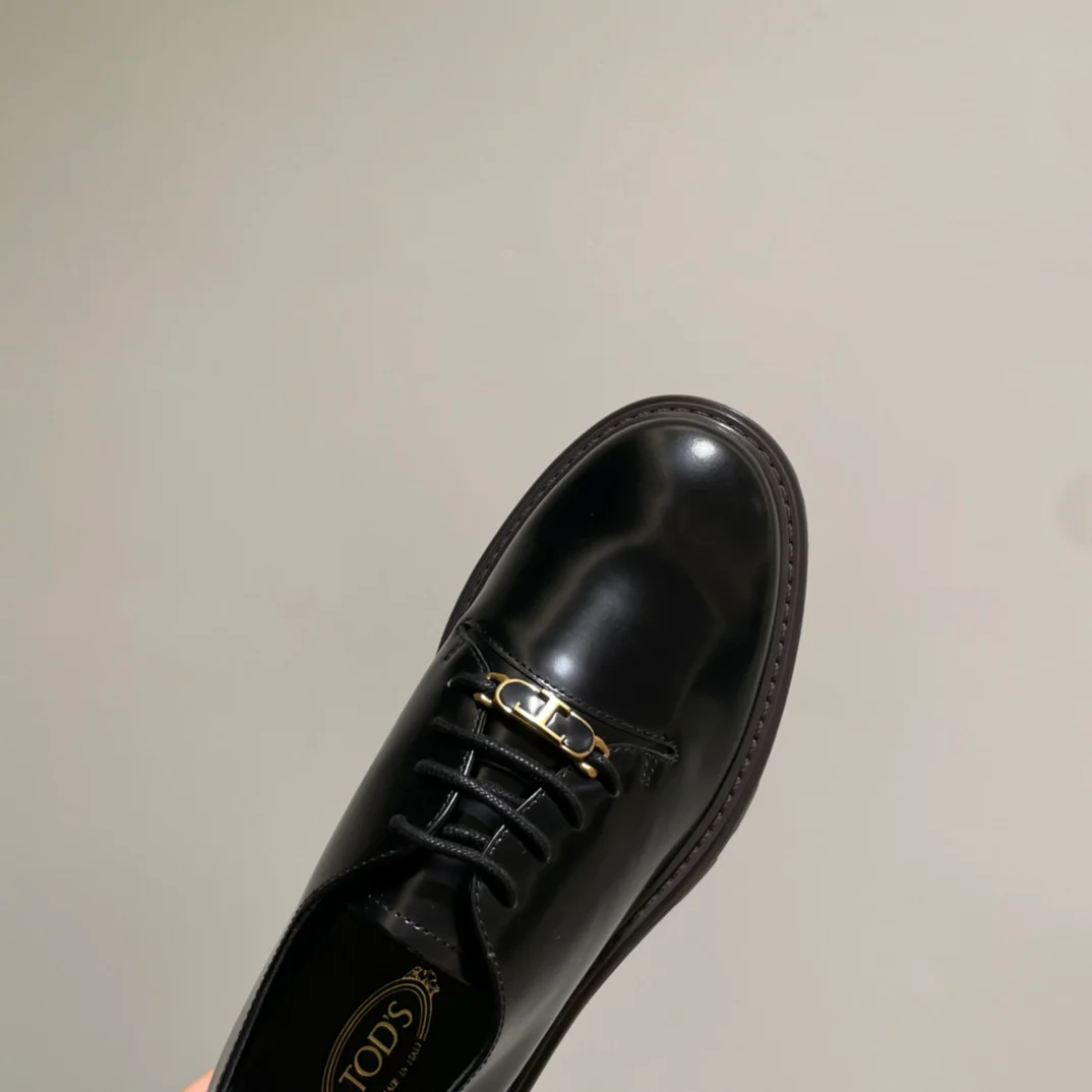 Tods - Британский стиль - Ретро - Шнурки - Лоферы - 1