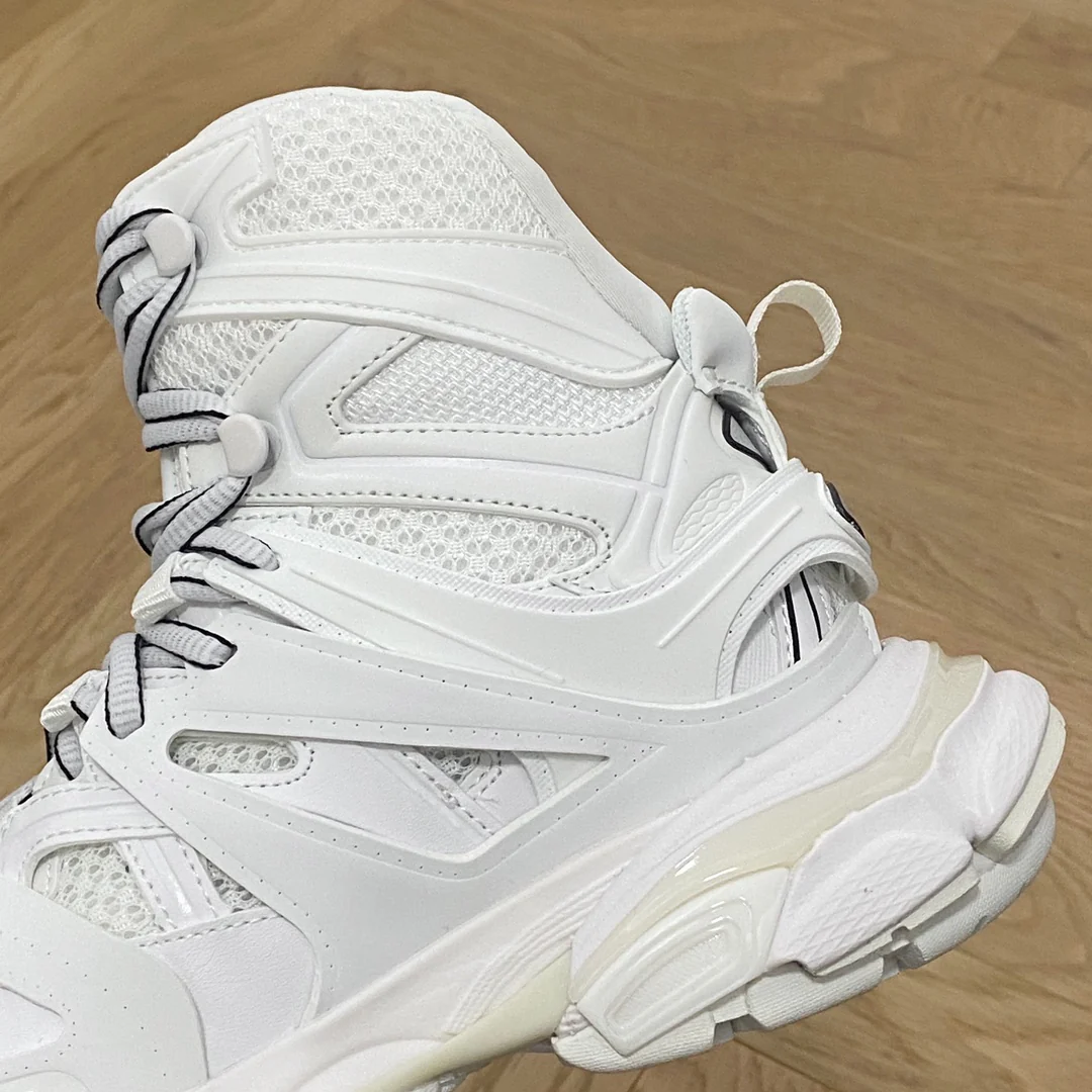 Кроссовки Balenciaga Track 2 High-Top Retro Chunk Shoes - белые