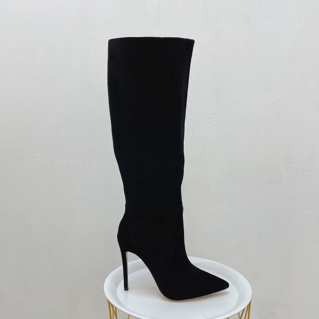 Новинка сезона осень/зима 2022 от Jimmy - Ботильоны на шпильке - Черные - 1