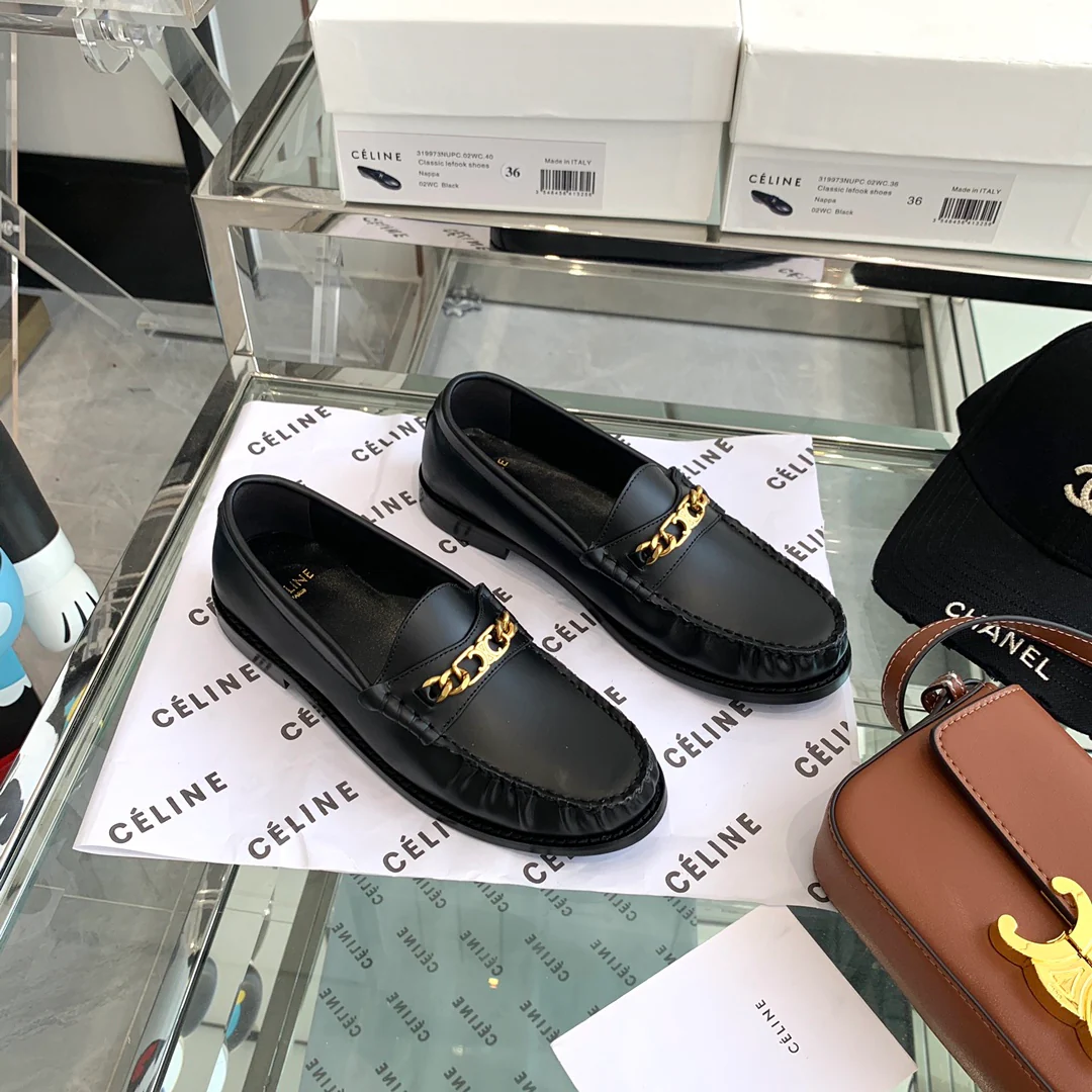 Обувь Celine - Celine - Матовая кожа - Лоферы