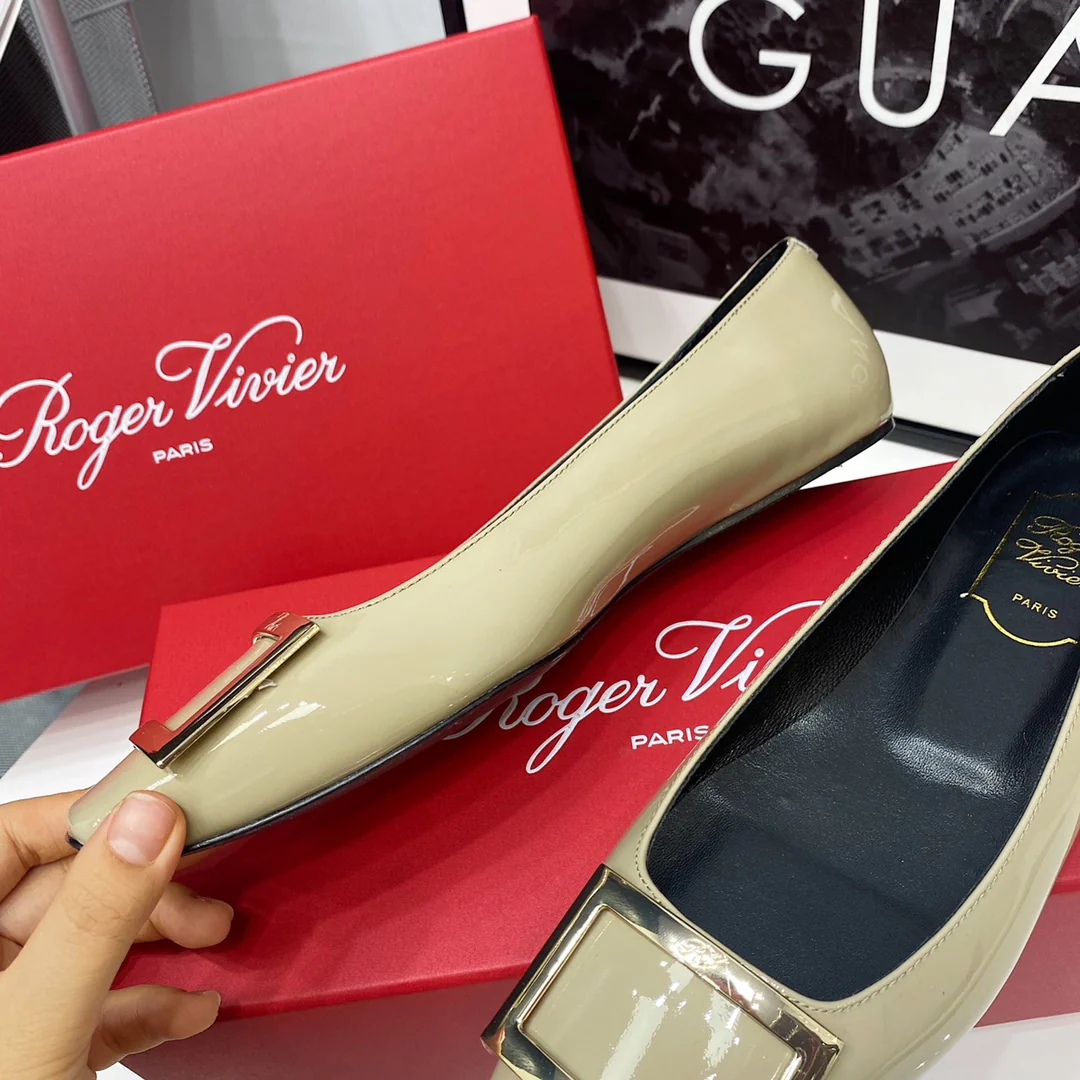 RV-Flat Bottom Square Toe-Elephant Grey