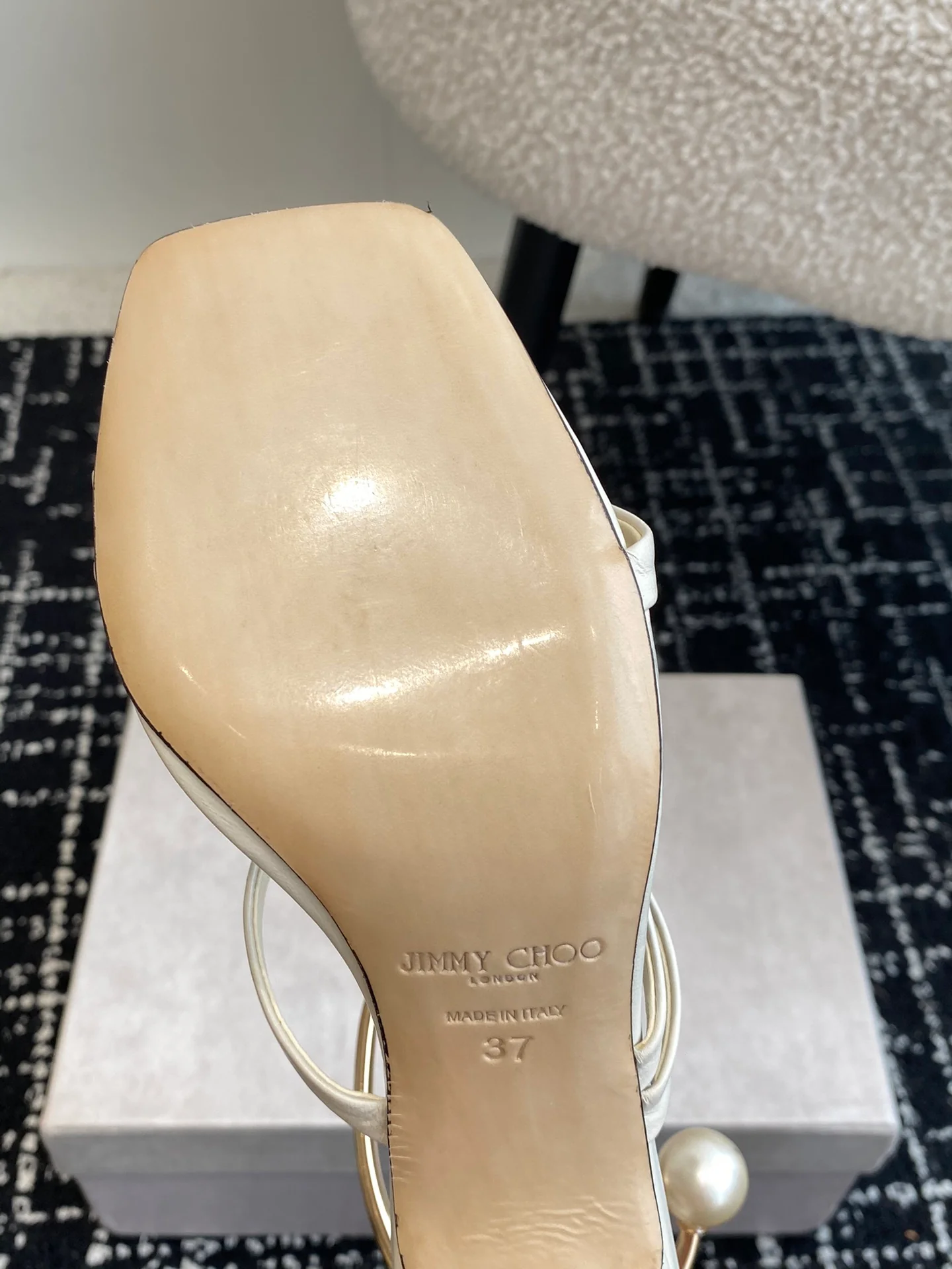 Сандалии-шпильки с квадратным носком от JC, коллекция 2024 года - Изображение коллекции - 1