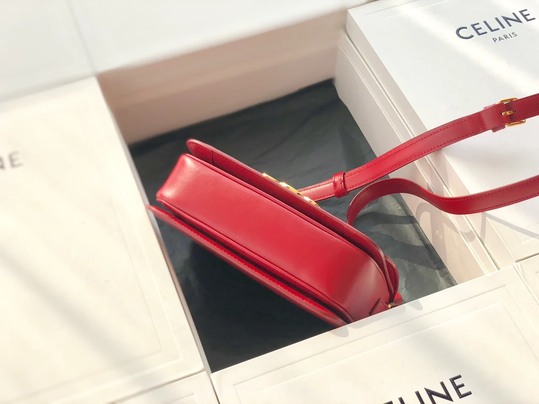 Сумка Celine Triomphe из телячьей кожи - подростковая - 18 - 5 см - 2