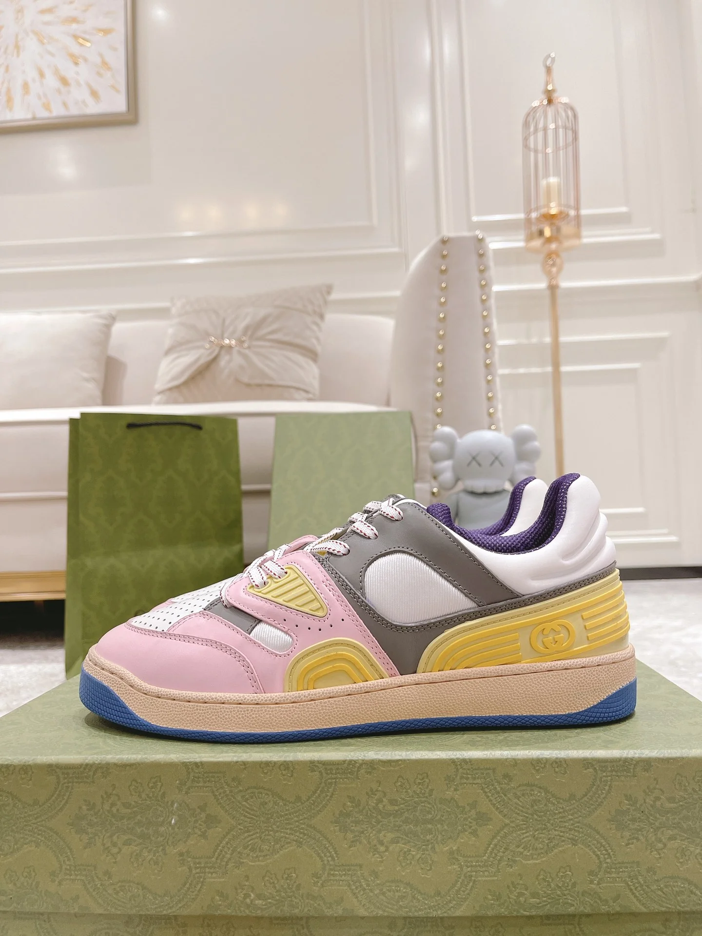 Коллекция Gucci с Недели моды в Милане 2022 — Корзина — Серия кроссовок — Парный стиль
