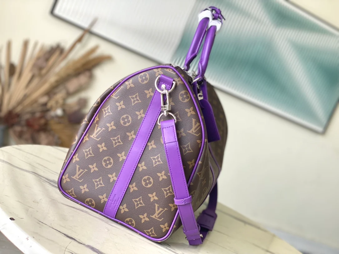 m46775-LV-keepall-bandouliere дорожная сумка-фиолетовая