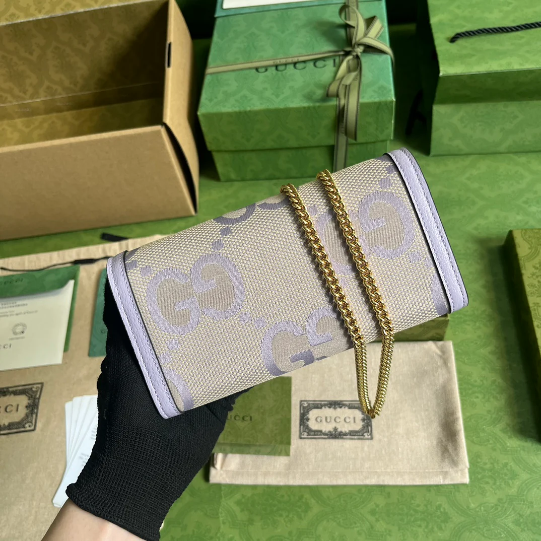 Мини-сумка Gucci-Ophidia серии Super Double G с цепочкой