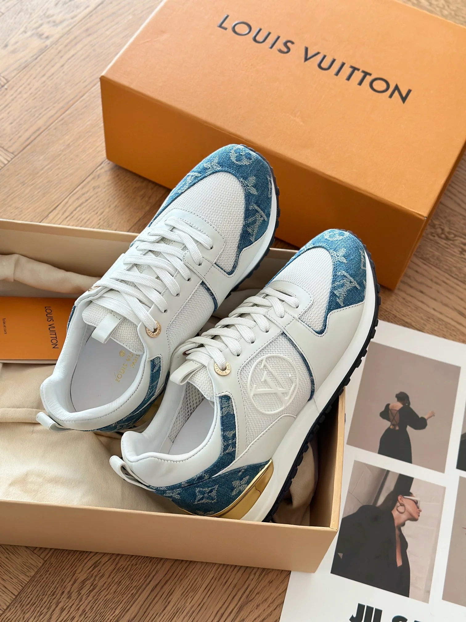 Кроссовки LV Runaway - Джинсовые - Синие