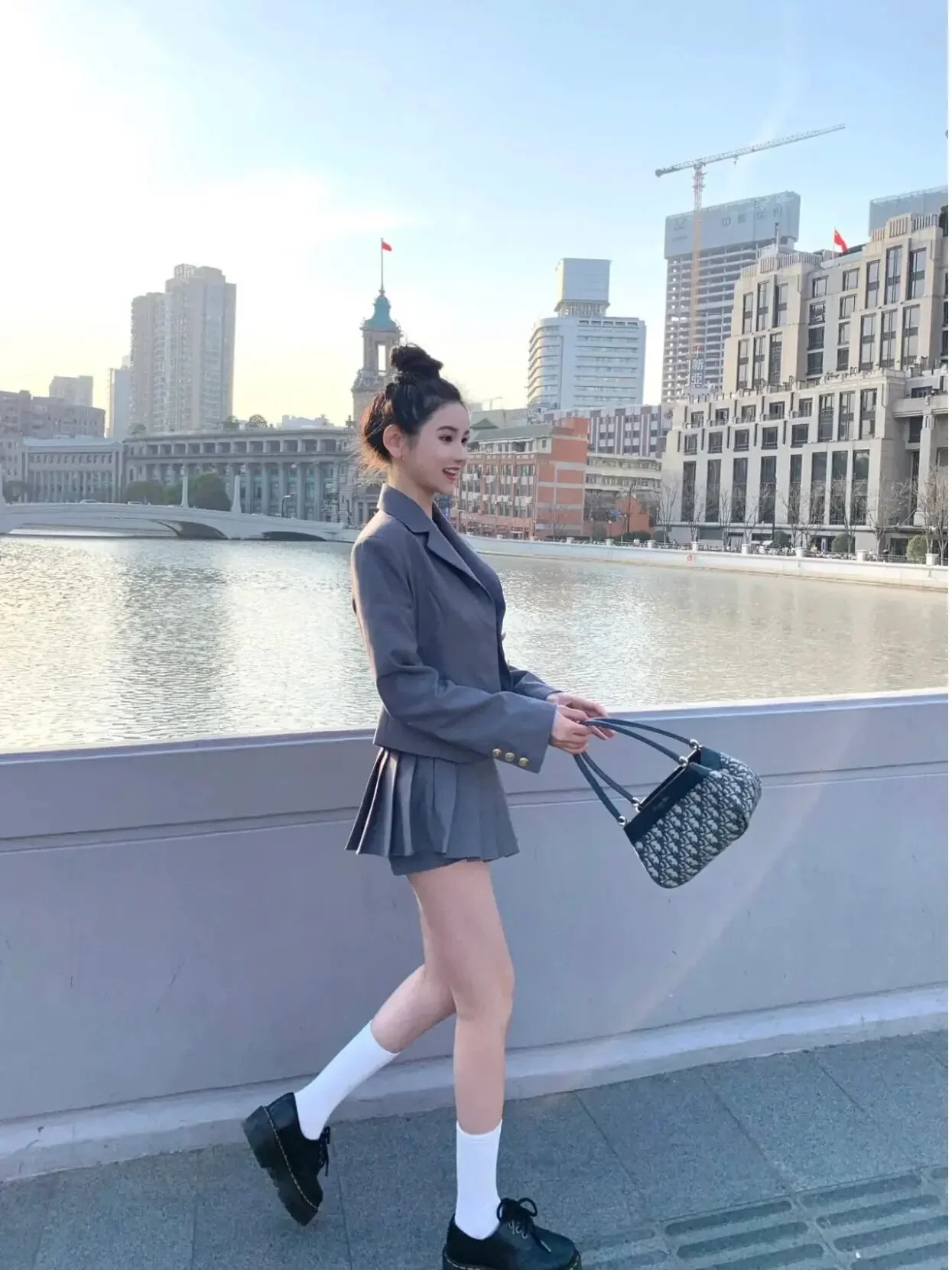 Серия сумок Dior Key - Монограмма Oblique - Маленький размер - Фотографии в действии