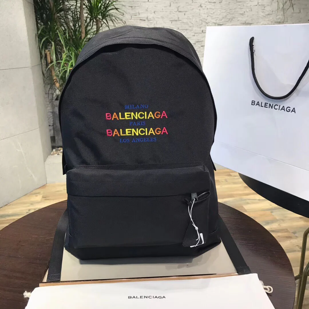 Рюкзак Balenciaga - унисекс - с красочным вышитым логотипом