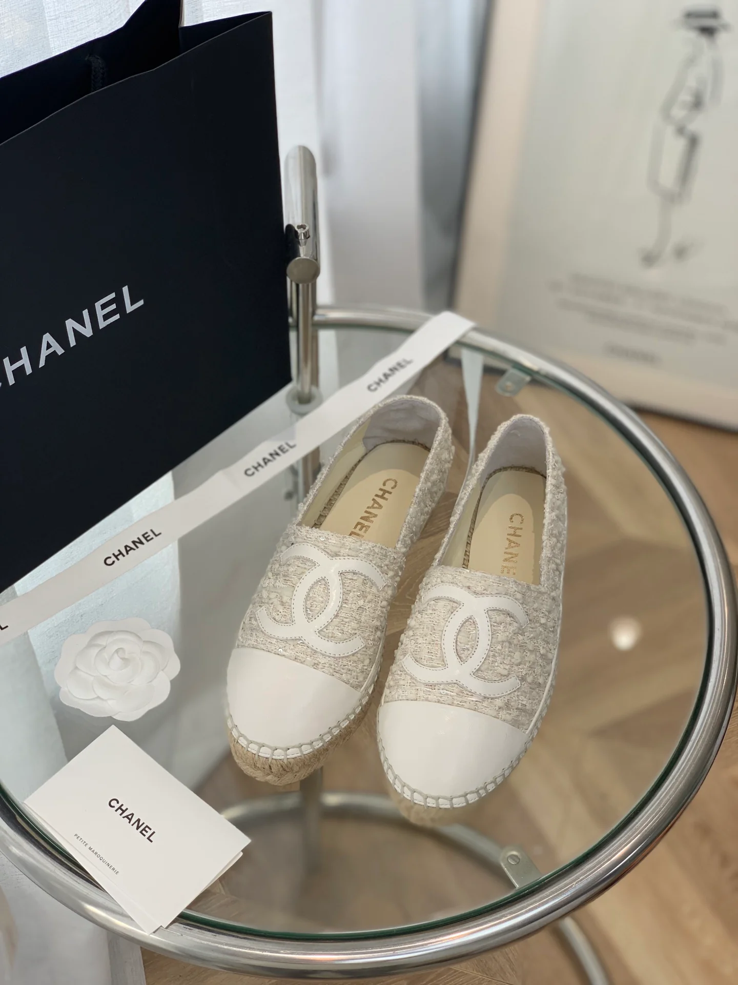 Chanel - Туфли-карандаш на меховой подкладке - Рыбацкие туфли - Эспадрильи - 6