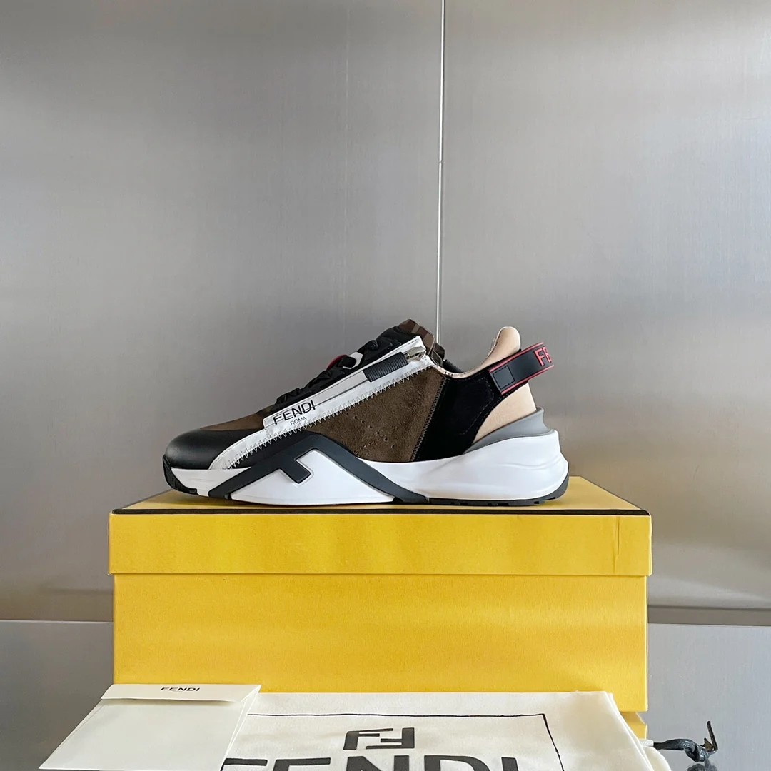 Fendi - Повседневные кроссовки - Коричневые