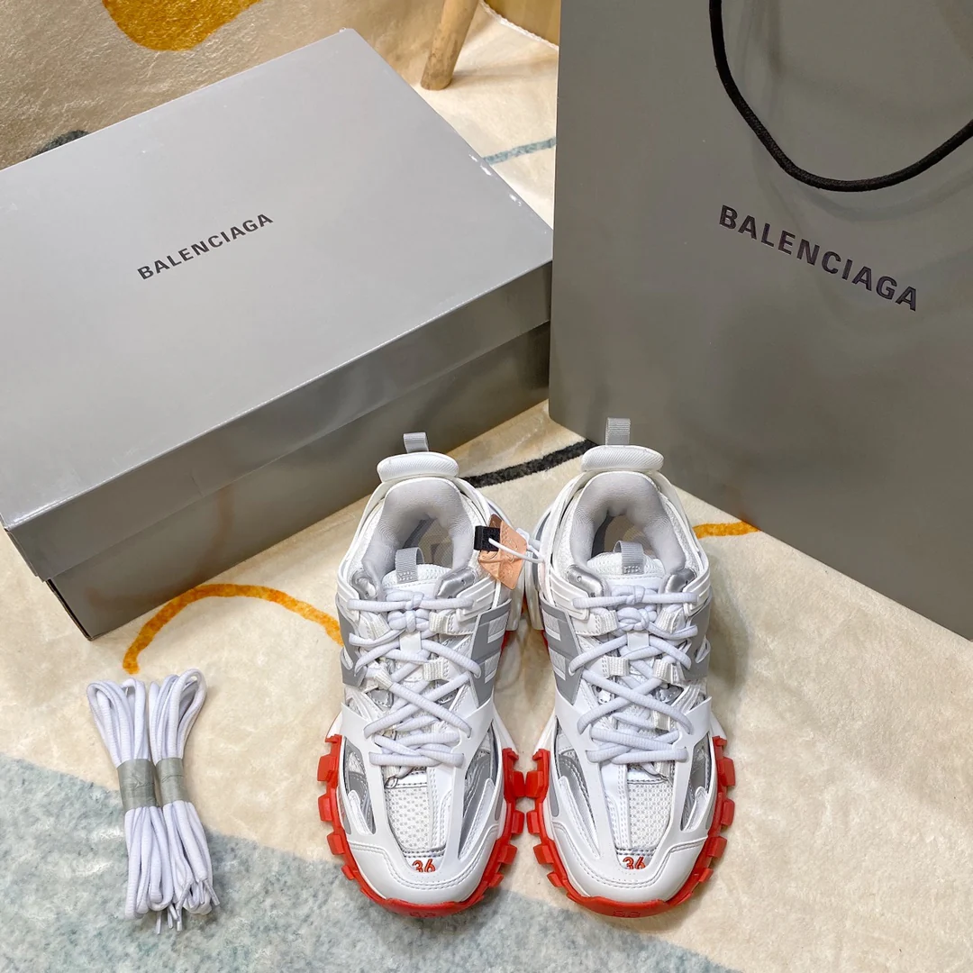 Массивные кроссовки Balenciaga - унисекс - 3