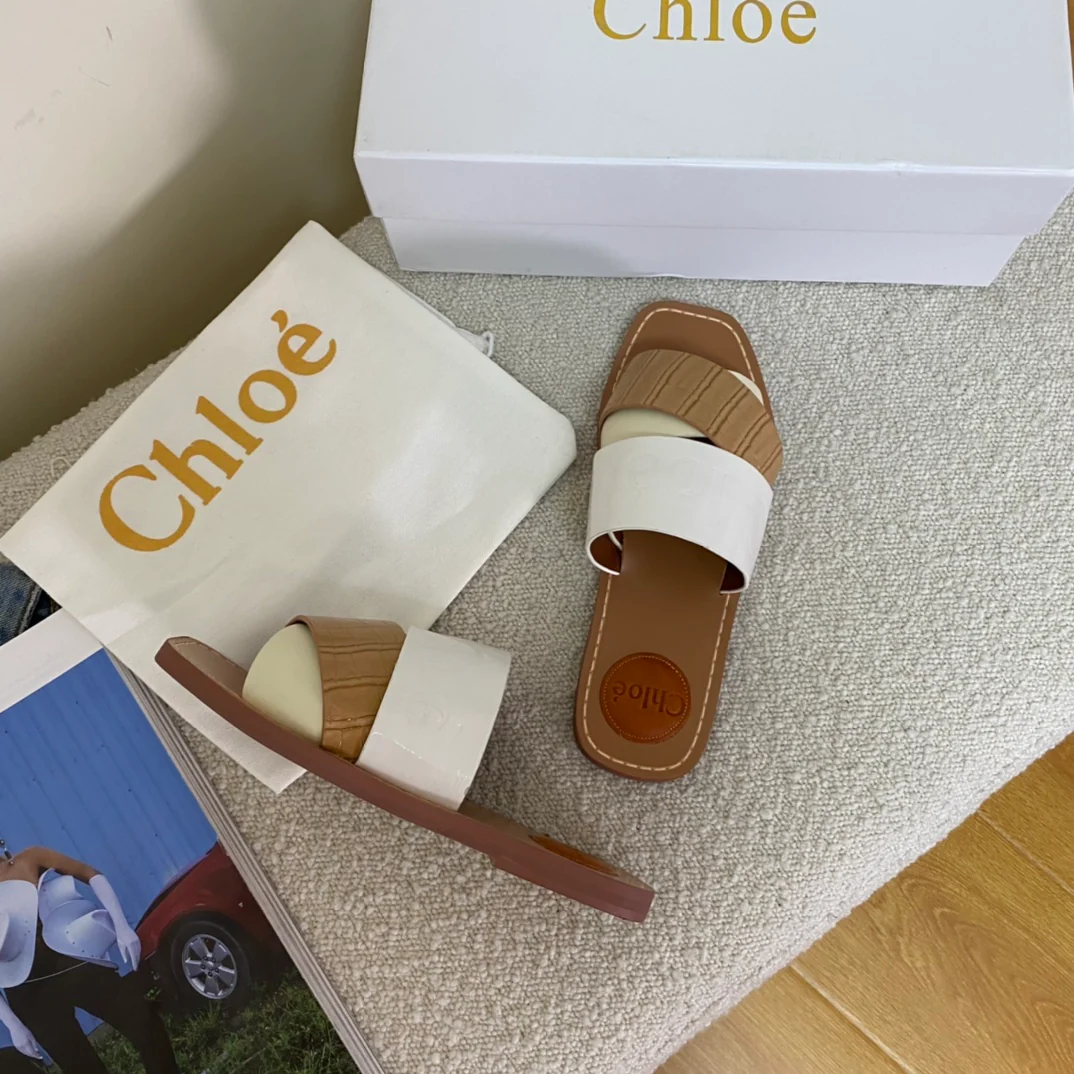 Туфли Chloe - Тапочки Chloe с цветовыми блоками