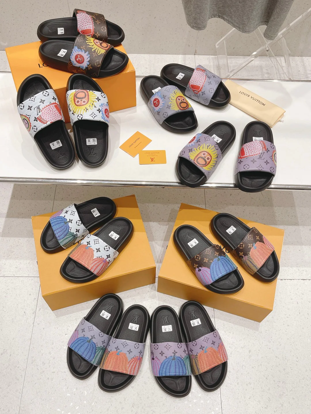 Новинка весны/лета 2023 года - Повседневные пляжные сандалии без шнурков - С рисунком солнца