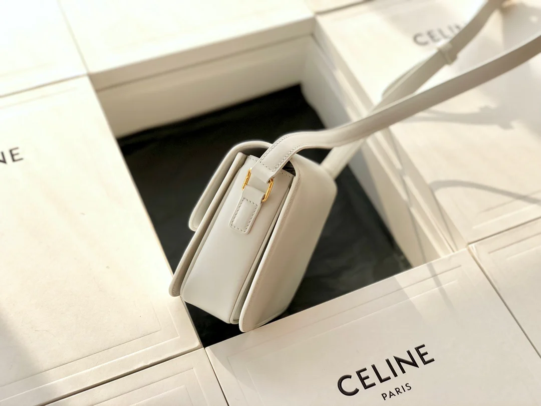 Сумка Celine Triomphe из телячьей кожи - подростковая - 18 - 5 см - 4