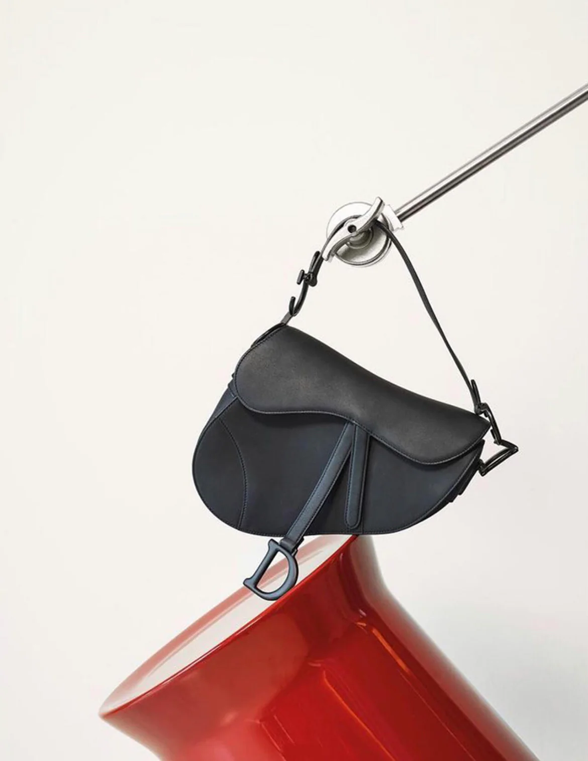 Сумка Dior Saddle Bag - Большая - Матовый черный