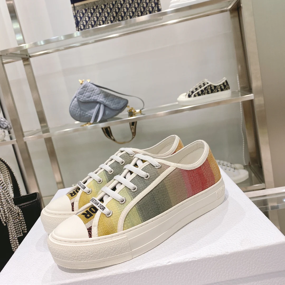 Канвас Dior с вышивкой ?Радуга?