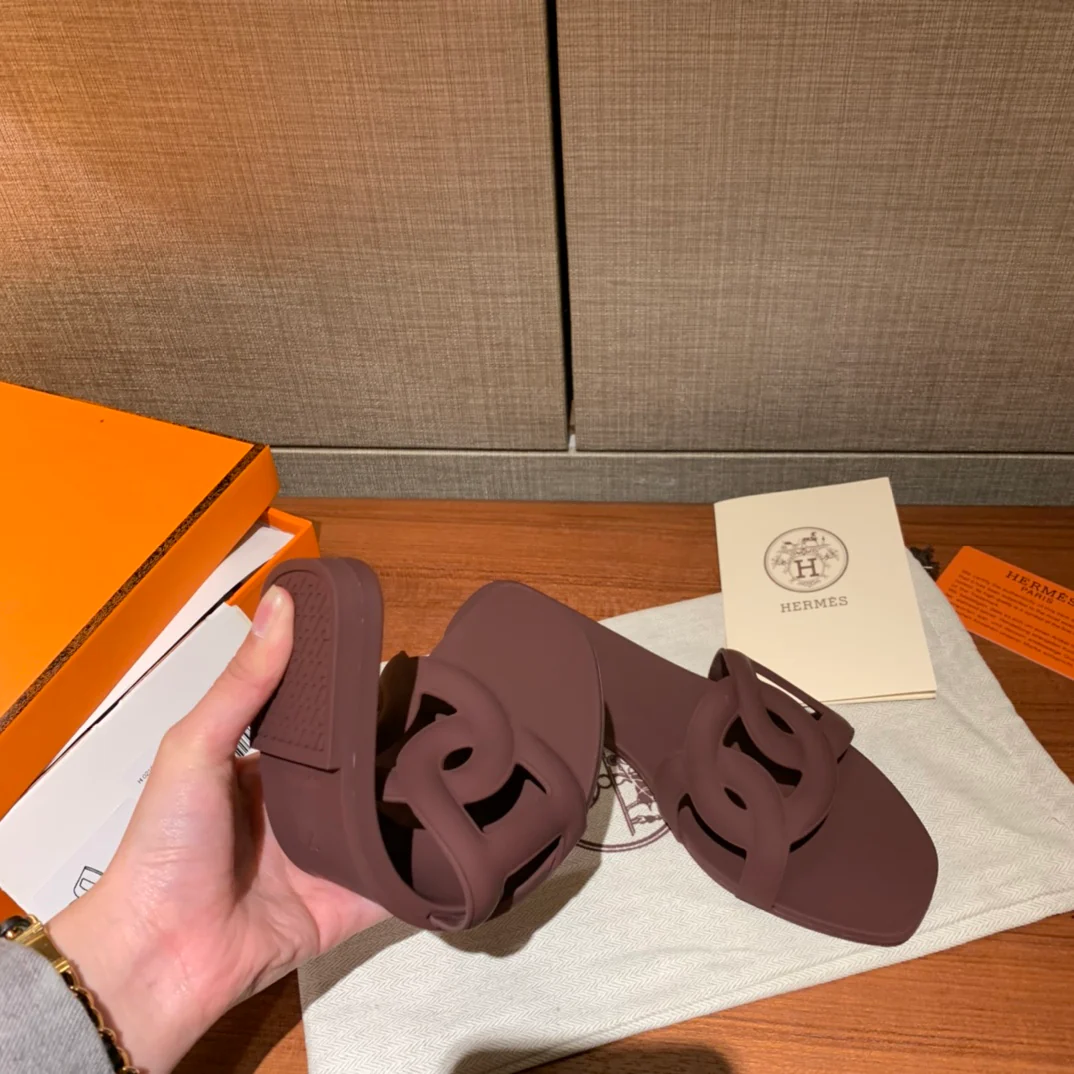 Новые тапочки Hermes-aloha в форме свиного носа - 1