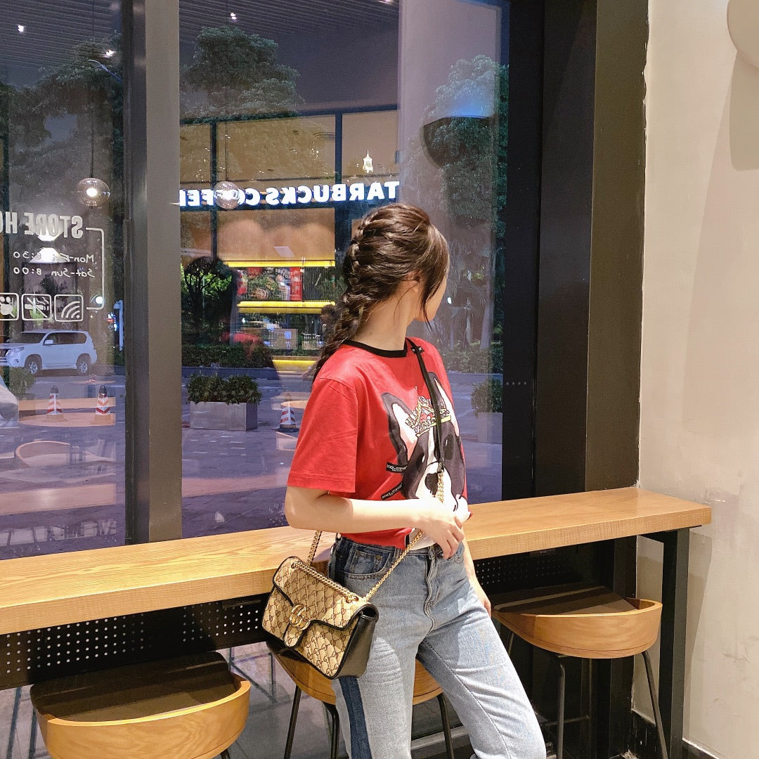 Gucci Marmont Medium 26cm Canvas Monogram