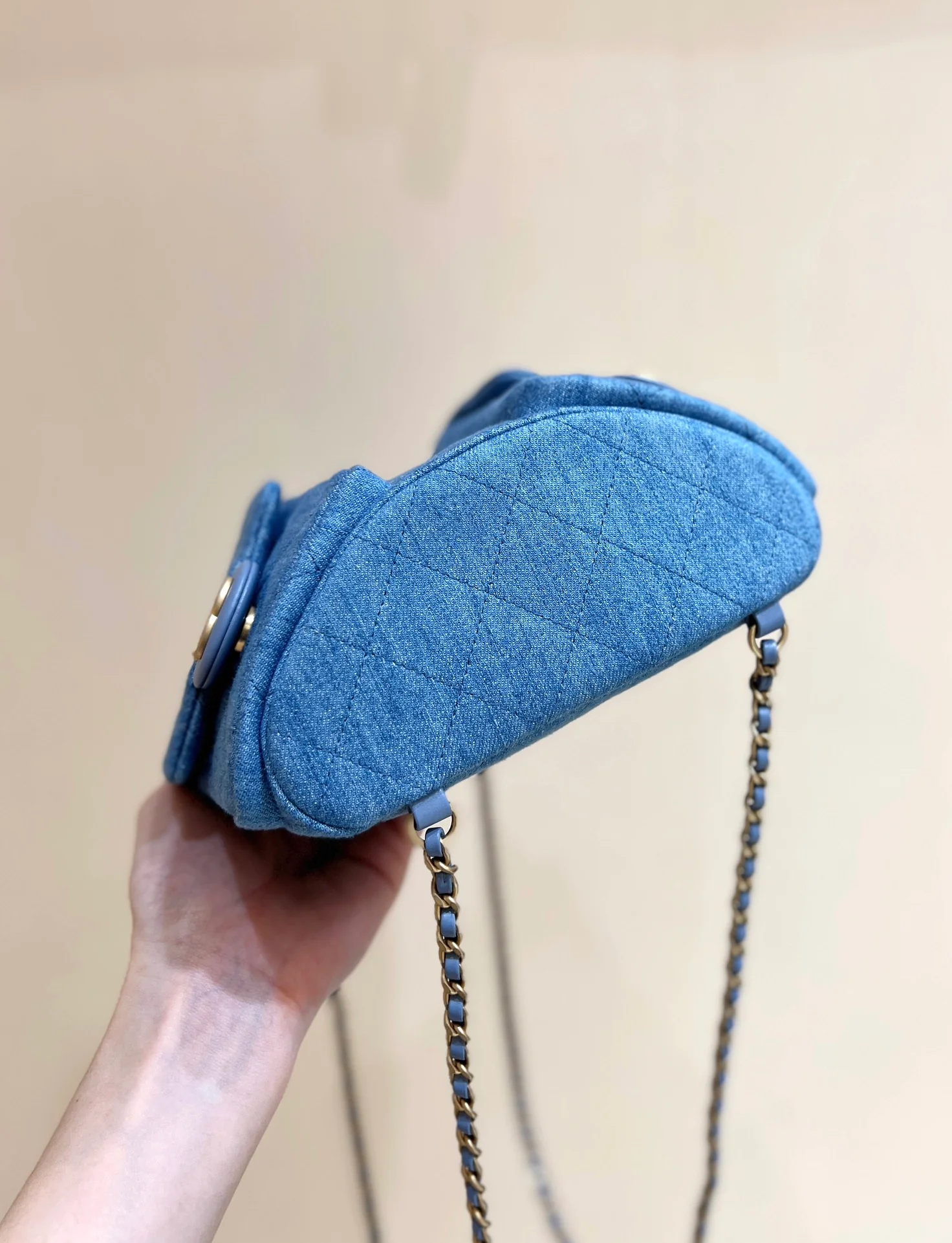 Рюкзак Chanel с двумя карманами - синий