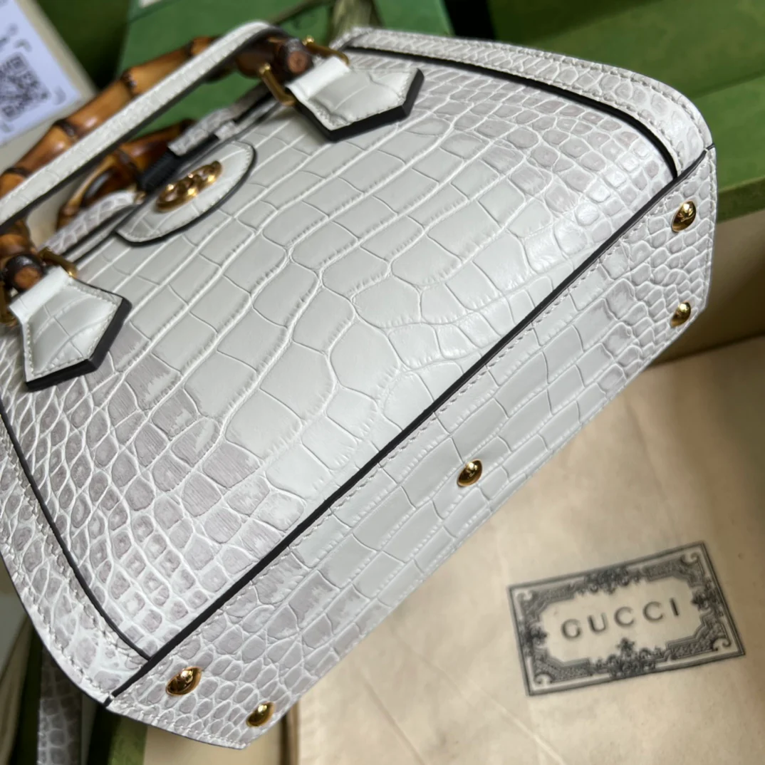 Сумка Gucci Bamboo Handbag - Большая сумка-тоут - 20x16x10 см