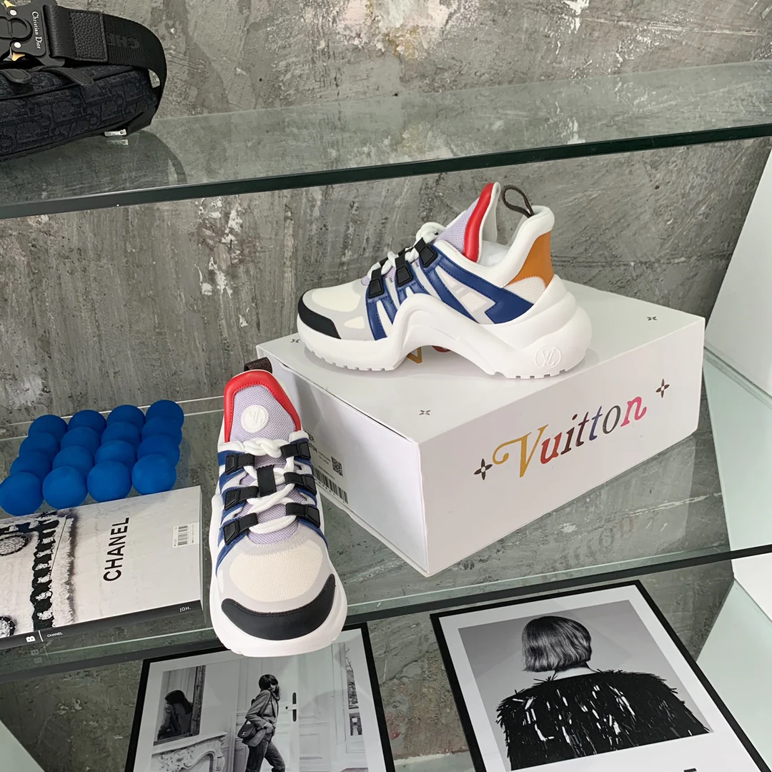 Туфли LV - Массивные туфли LV - 9