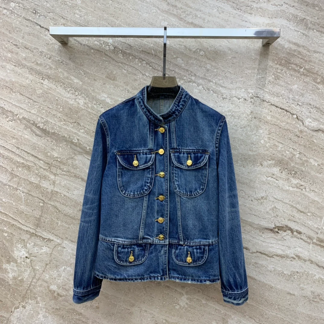 Джинсовая куртка Celine-2403 в стиле 