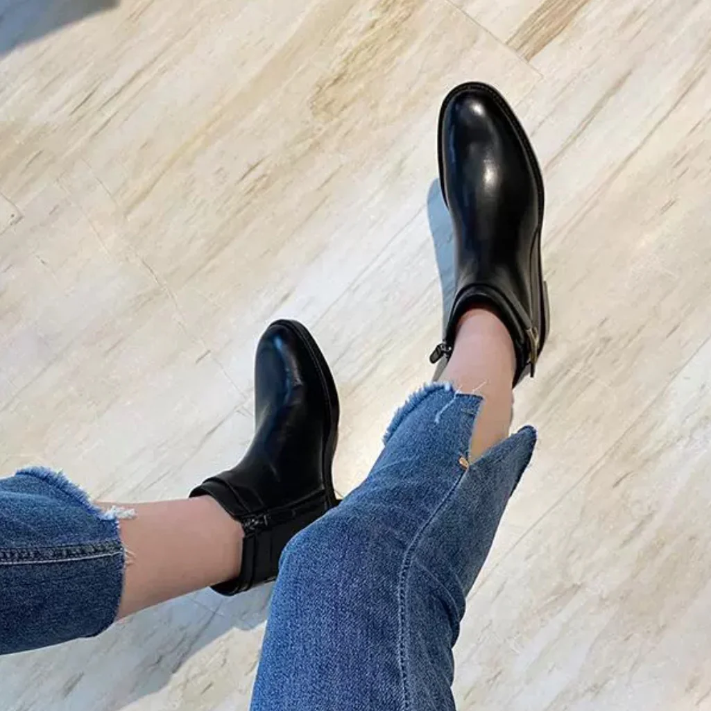 Классические кожаные ботильоны челси от Tods - T-Buck