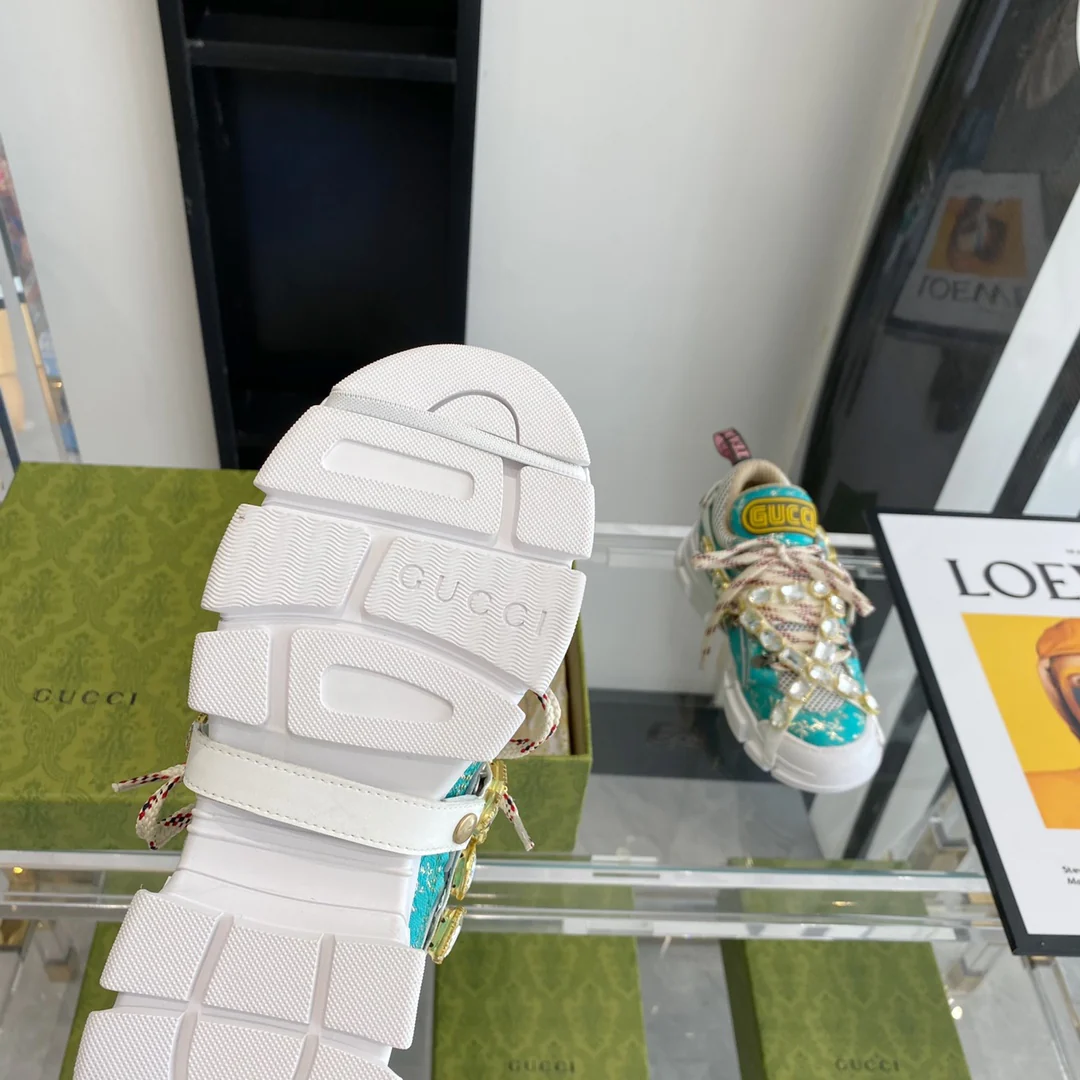 Кроссовки Gucci - Массивные кроссовки - Парный стиль - 1