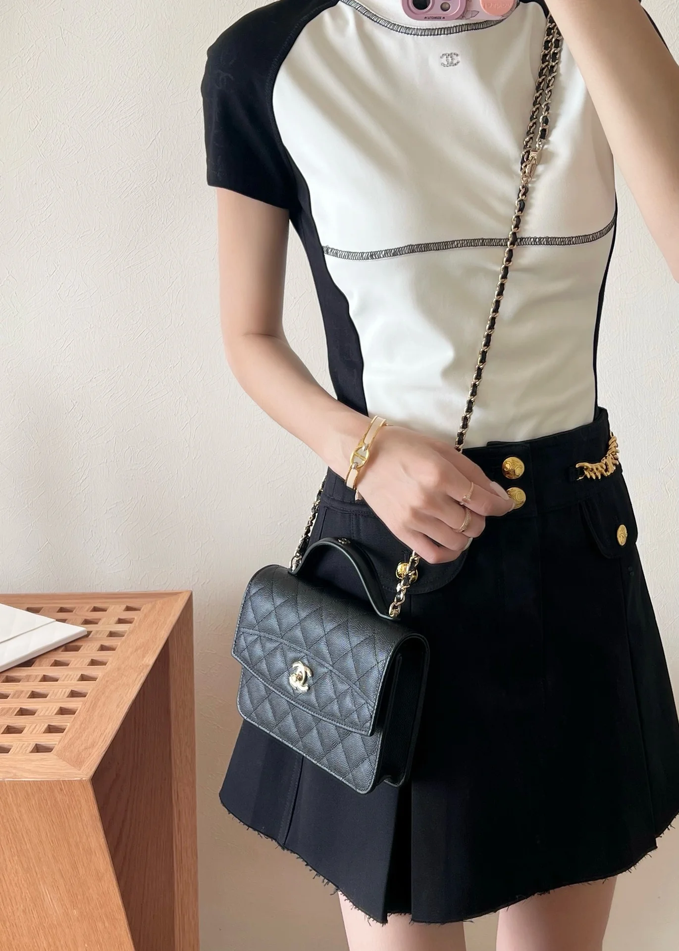 Рюкзак Chanel 25c Mailman - черный