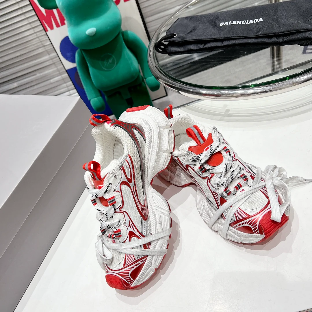 Кроссовки Balenciaga Mesh - Парные - Белые