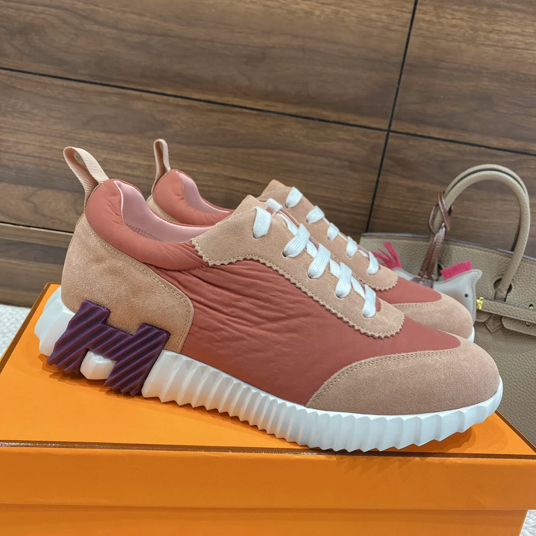 Весенняя коллекция Hermes 2022 — Спортивная повседневная обувь — Унисекс — Розовый