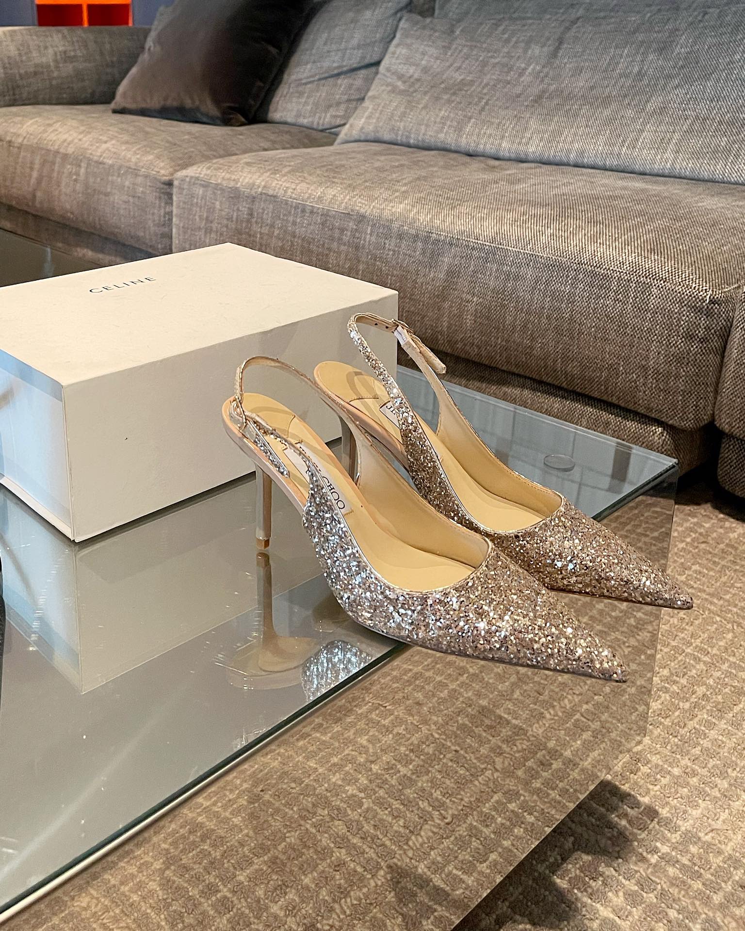 Джимми - Туфли на высоком каблуке с острым носком - Босоножки на высоком каблуке