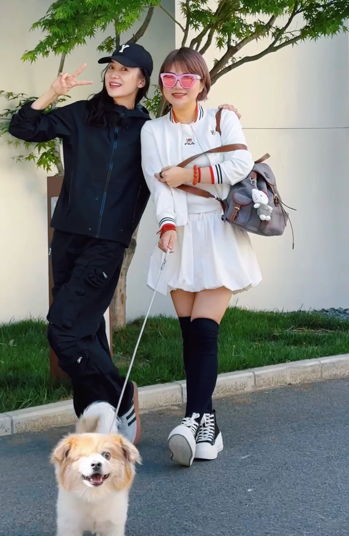 Рюкзак Miu Miu из канваса и кожи — Лондонская лимитированная серия — Большой, серый