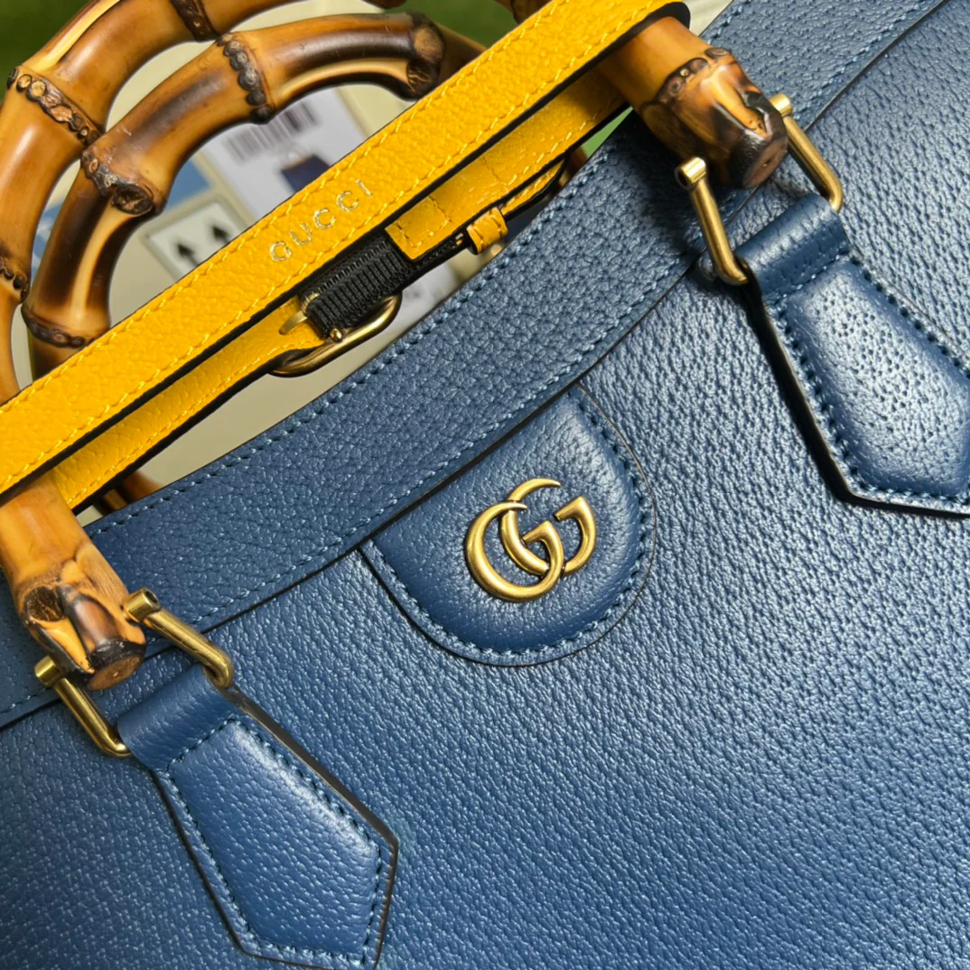 Сумка Gucci Bamboo Handbag - Большая сумка-тоут - 35x30x12