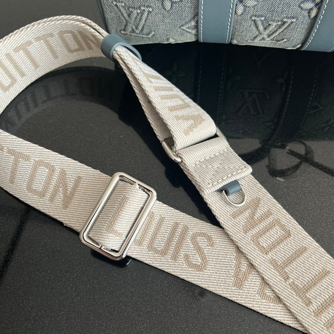 m22762-LV-keepall25-Emboss Denim Style