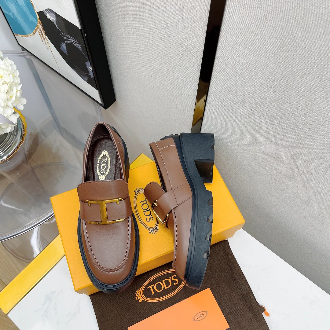 Tods - Лоферы на платформе - 1