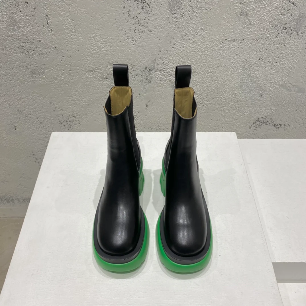 Ботинки BV-22ss на толстой подошве до середины икры — размеры 35-39-40-41 (возможен индивидуальный пошив).