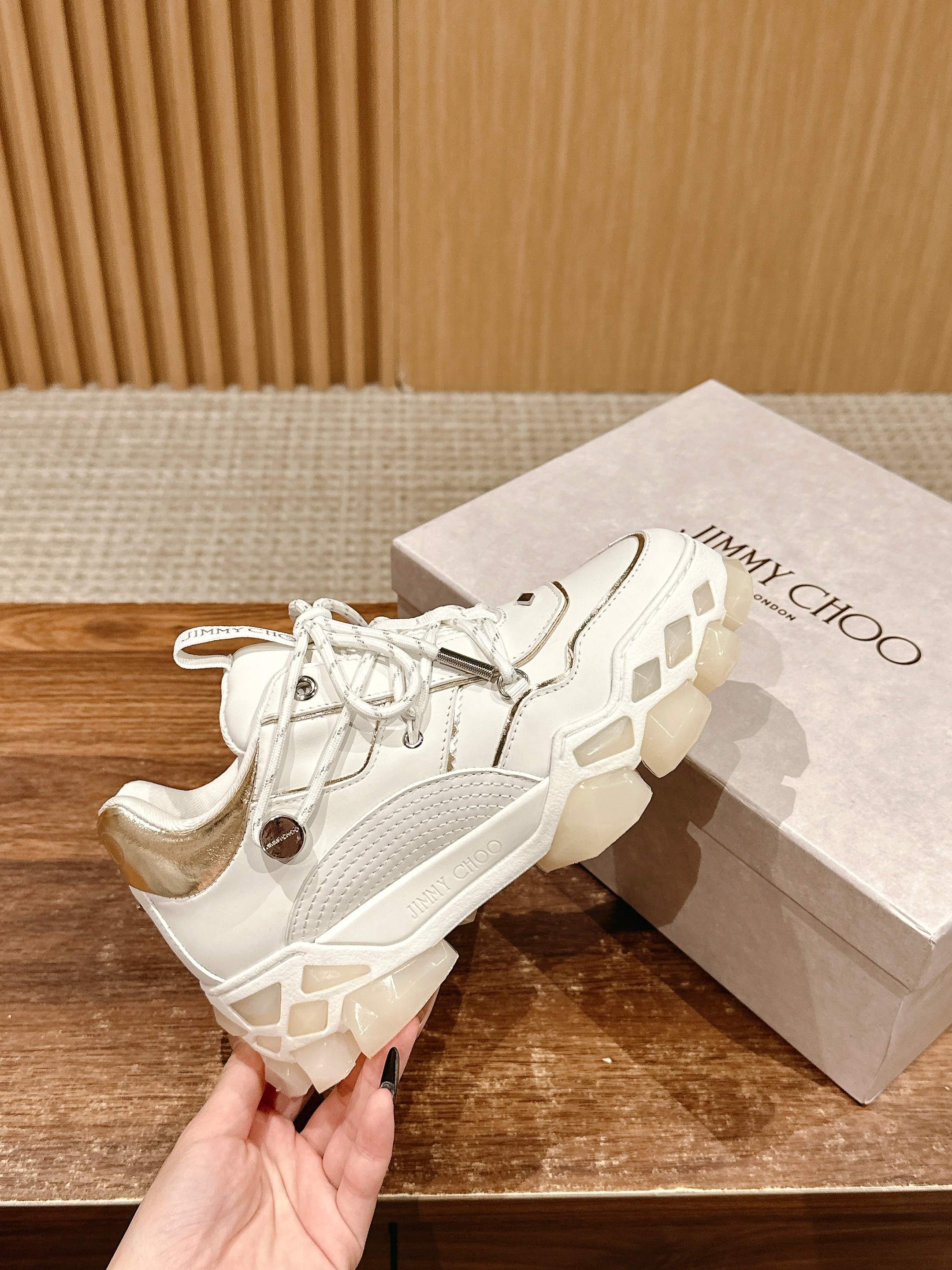 Парные кроссовки Jimmy Diamond Dad Shoes - белые