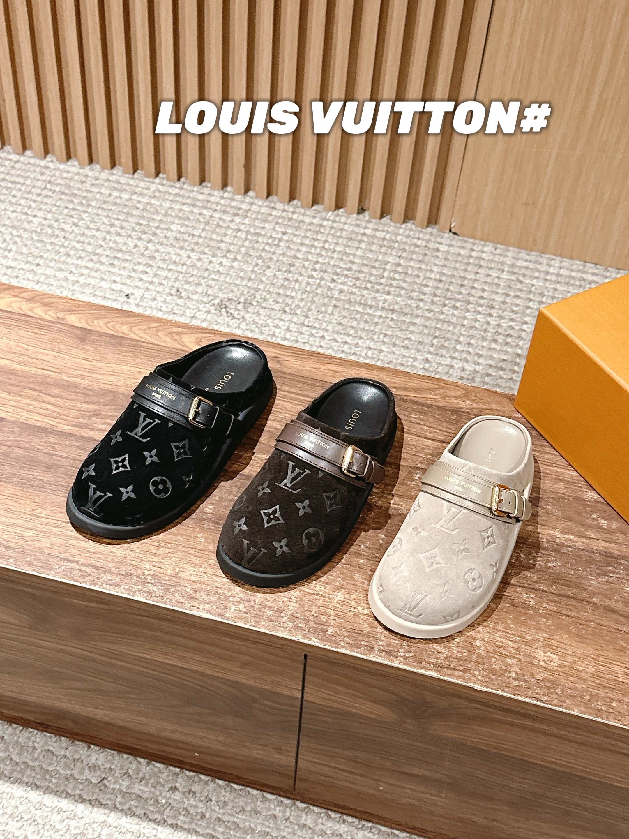 Новинка LV 2025 - Обувь Birkenstock - Замшевая отделка