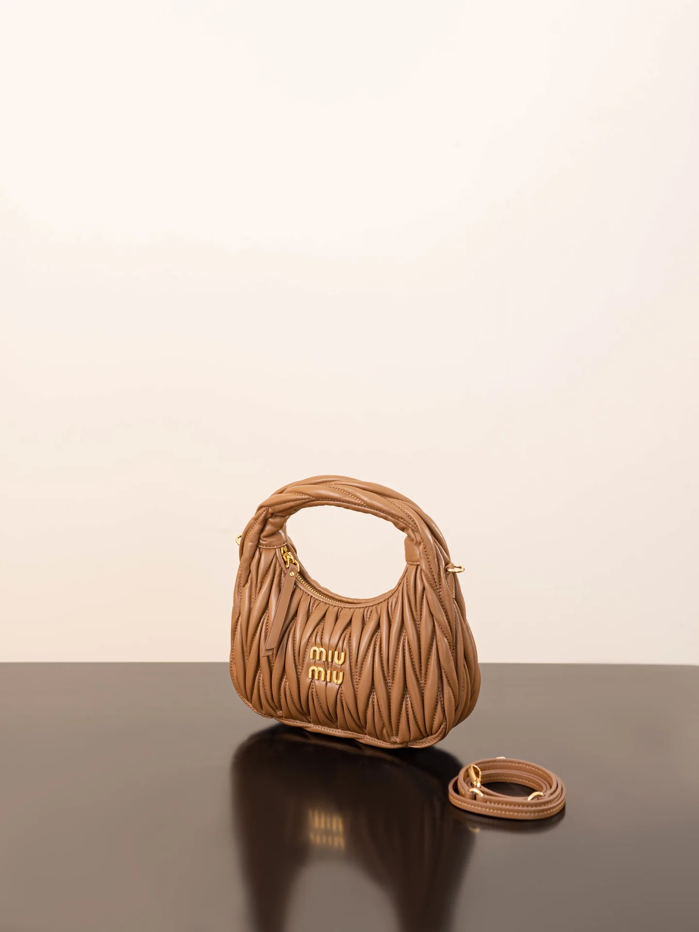 Miu Miu-5bc125m900-??????-????-Маленький-Коричневый
