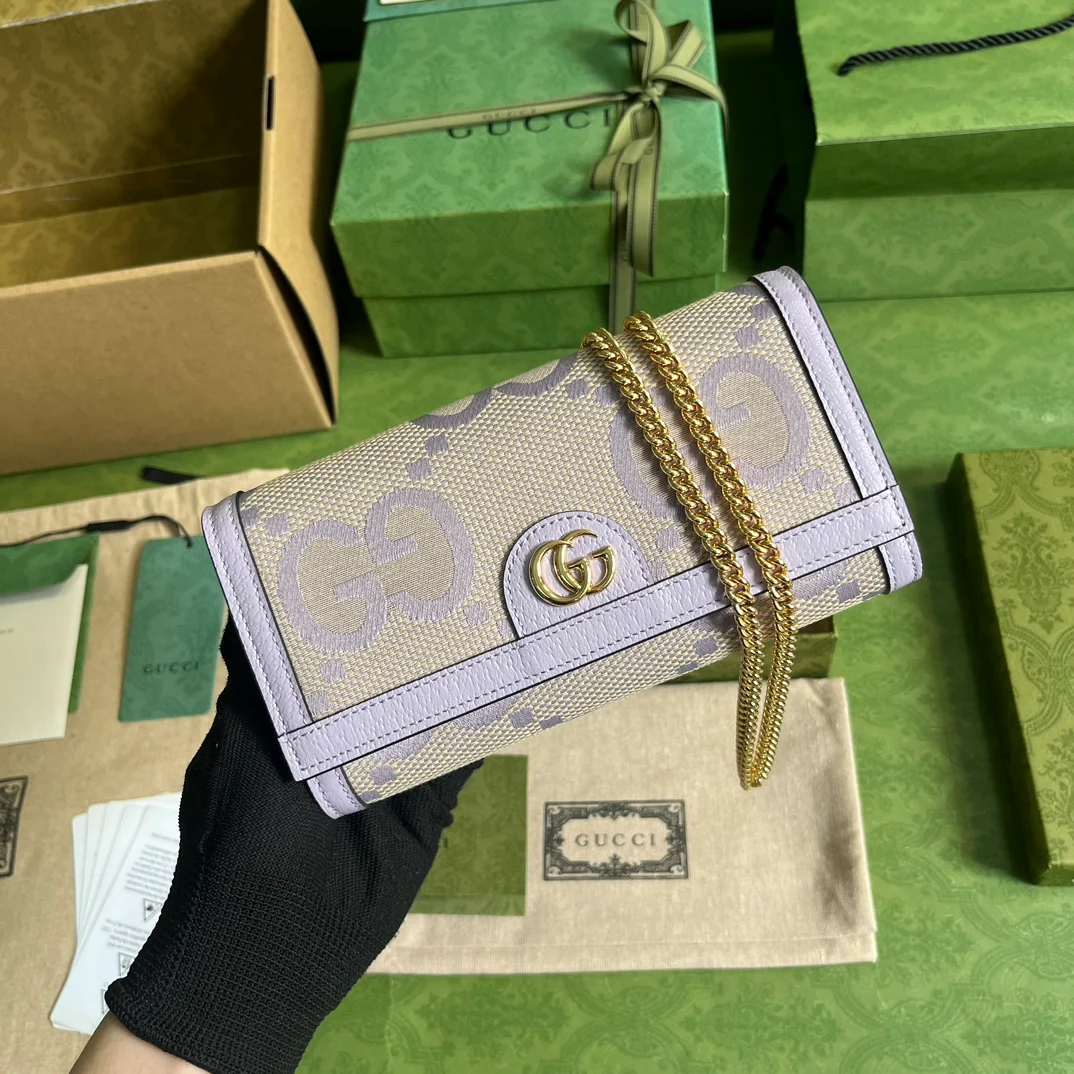 Мини-сумка Gucci-Ophidia серии Super Double G с цепочкой