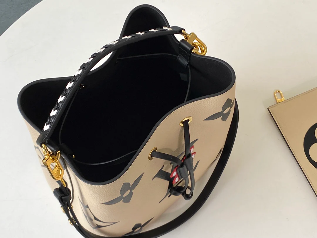 сумка-ведро lv-m56889-off-white-neonoe-medium