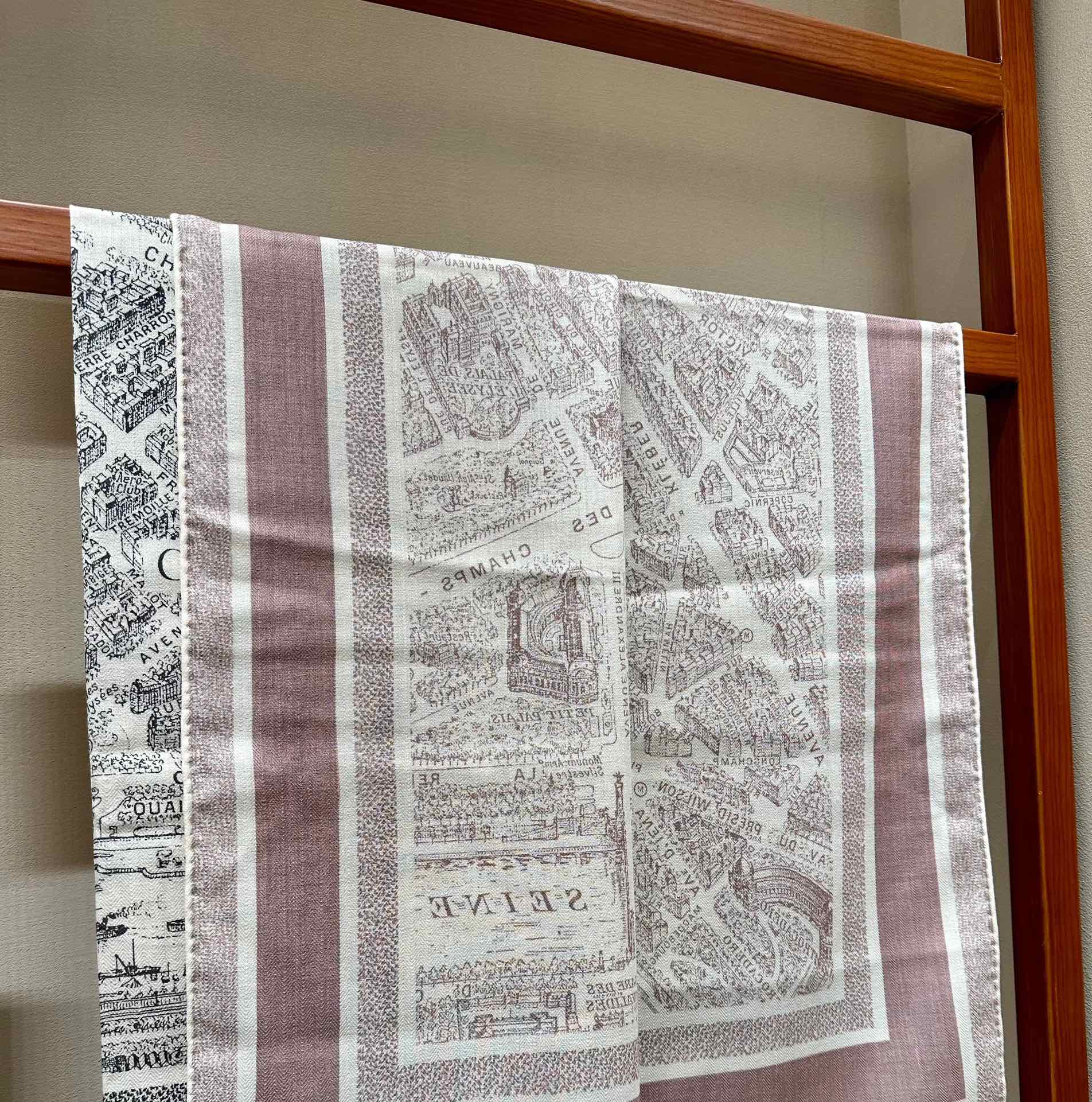 Шарф Dior 2024 Paris Map - 110-110