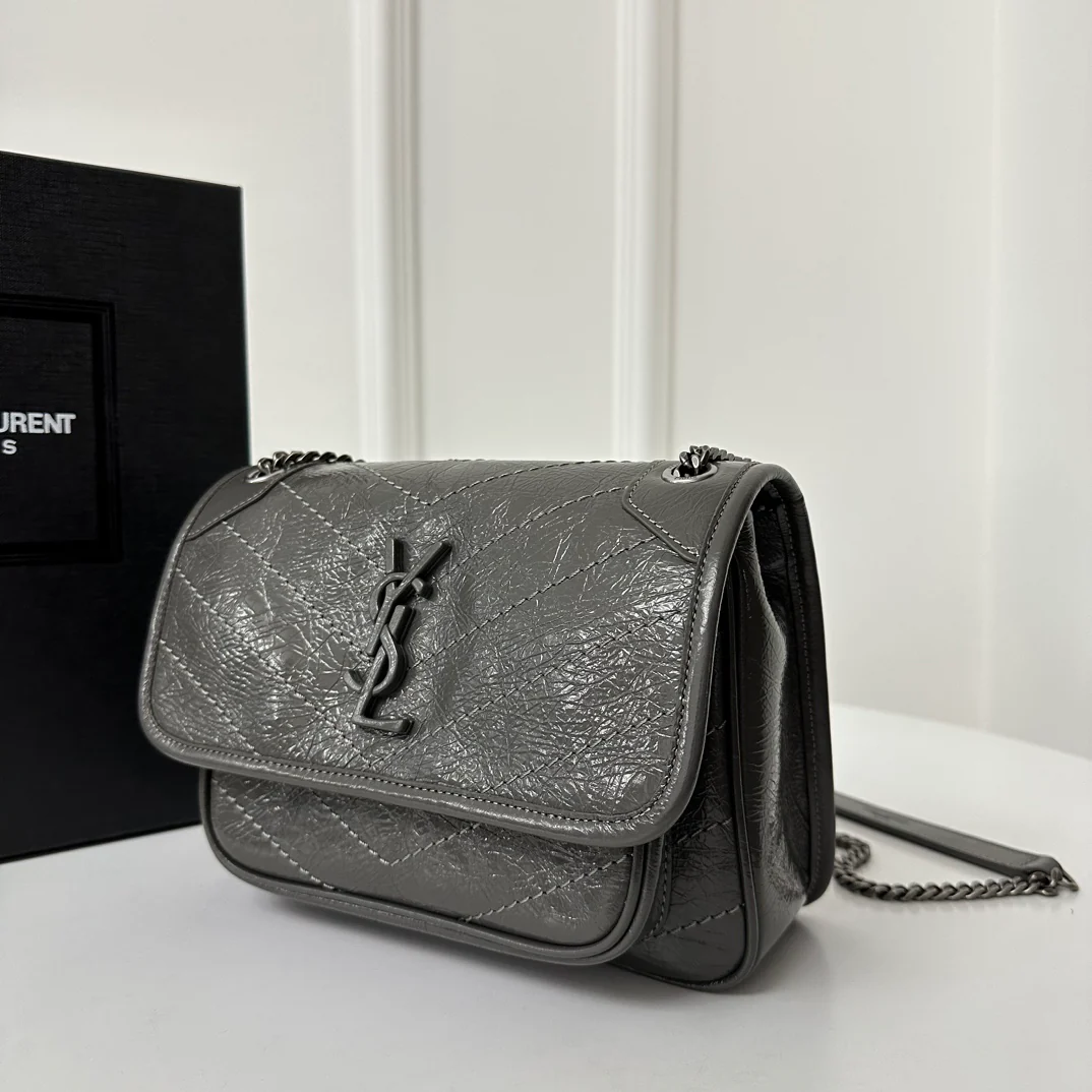 YSL-niki-baby-22cm-cowhide-grey